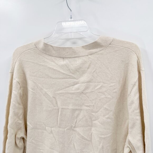 NEW Goodfellow & Co Men's V-Neck Cardigan Sweater - Cream - Size Large - Picture 9 of 12